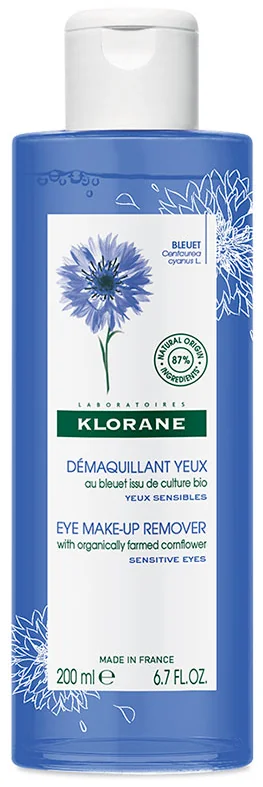 Klorane Bleuet Демакиант за очи с органична синя метличина 200 ml