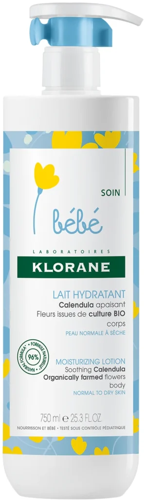 Klorane Bebe Хидратиращо мляко за тяло с невен 750 ml