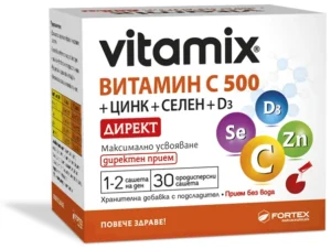 Витамикс Директ Витамин С 500 + Цинк + Селен + D3 х30 сашета