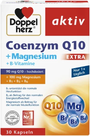 DoppelHerz Aktiv Коензим Q10 90 mg + Магнезий екстра х30 капсули