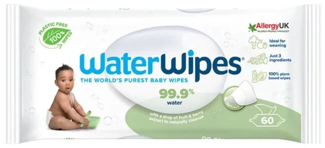 78267 Water Wipes Soapberry Бебешки мокри кърпички 99,9% вода x60 броя Макаве