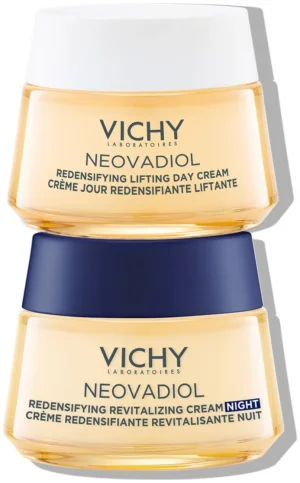 Vichy NEOVADIOL Рутина за стегнатост на кожата след менопауза (дневна и нощна грижа)