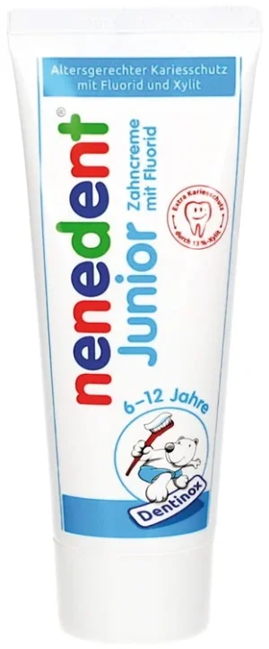 Ненедент Junior Паста за зъби с флуорид 75 ml