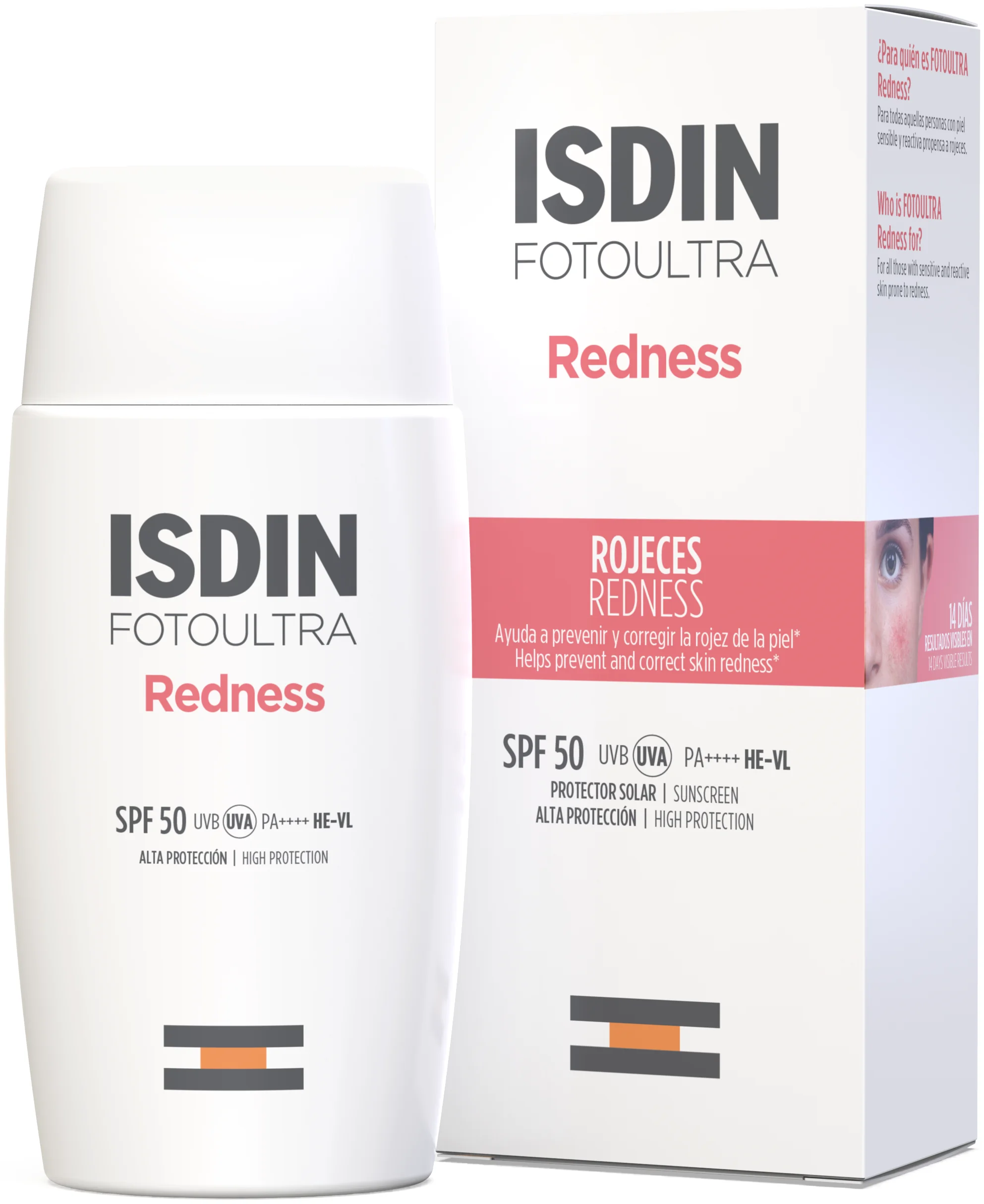 88362 ISDIN Fotoultra Redness SPF50 Слънцезащитен продукт за кожа, склонна към зачервяване 50 ml