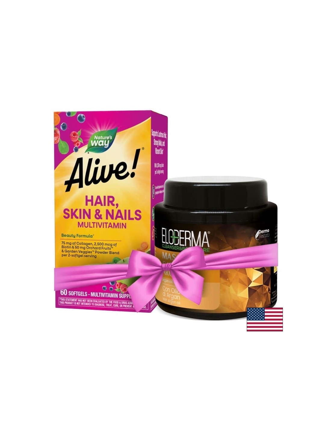 alive-hair-skin-nails-multi-vitamin-alayv-multivitamini-za-kosa-kozha-i-nokti-x-60-softgel-kapsuli.jpg Alive! Hair, Skin & Nails Multivitamin - Алайв! Мултивитамини за коса, кожа и нокти, 60 софтгел капсули Nature’s Way