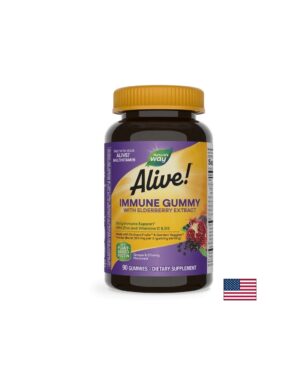 Alive! Immune Gummies/ Алайв! Имунна защита x 90 желирани таблетки Nature’s Way
