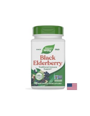 Black Elderberry/ Черен Бъз (плод и цвят) 575 mg х 100 капсули Nature's Way