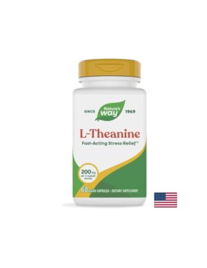 L-Theanine - Л-Теанин, 60 капсули Nature's Way