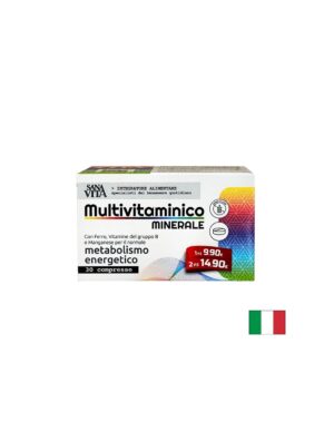 Мултивитамини и минерали Sanavita Multuivitaminico Minerale, 30 таблетки