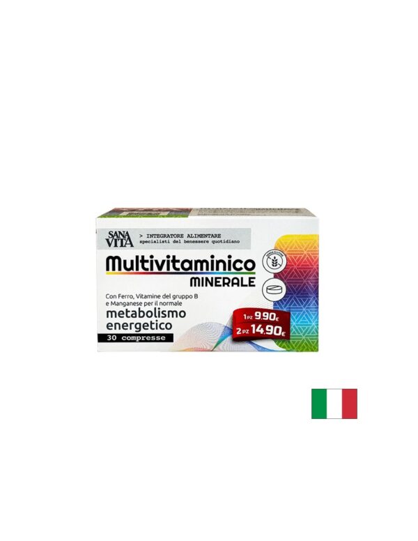 Мултивитамини и минерали Sanavita Multuivitaminico Minerale, 30 таблетки