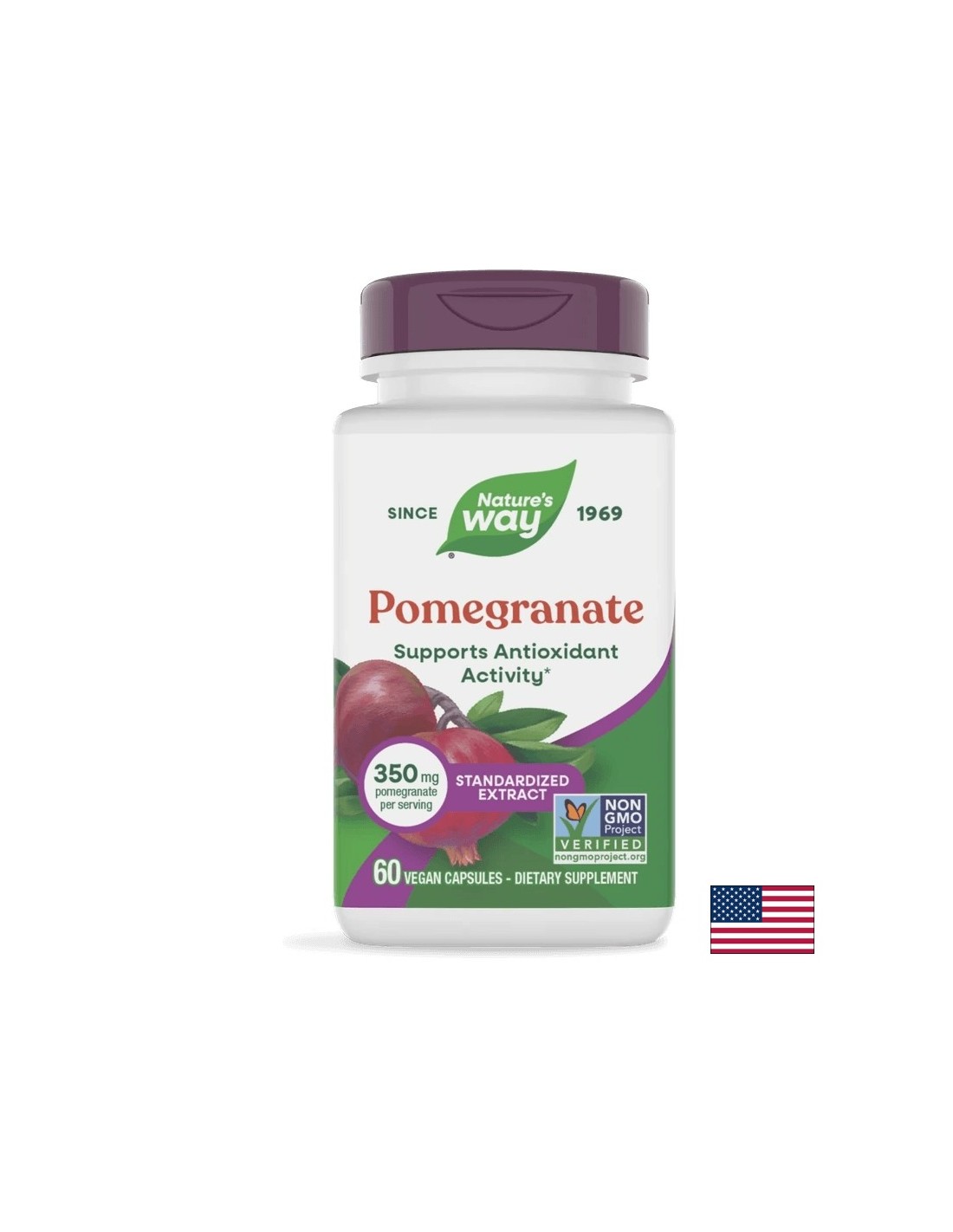 pomegranate-nar-350-mg-h-60-kapsuli.jpg Pomegranate / Нар 350 mg х 60 капсули Nature's Way