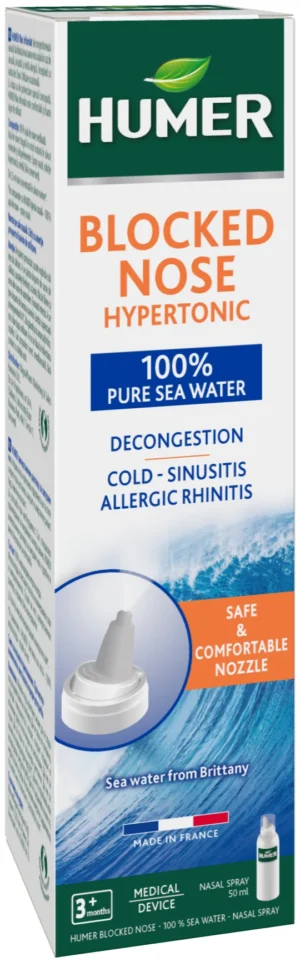 Humer Blocked Nose Хипертоничен разтвор при запушен нос 50 ml