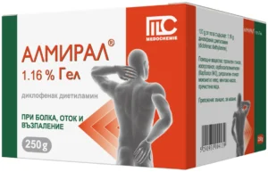 Алмирал гел 1,16 % при болка, оток и възпаление 250 g