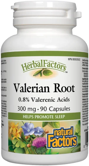 Natural Factors Валериана (корен) 300 mg x90 капсули